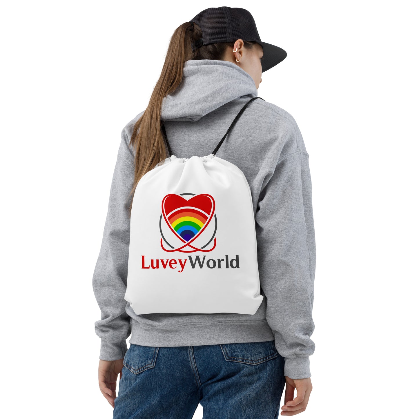 LuveyWorld Drawstring bag