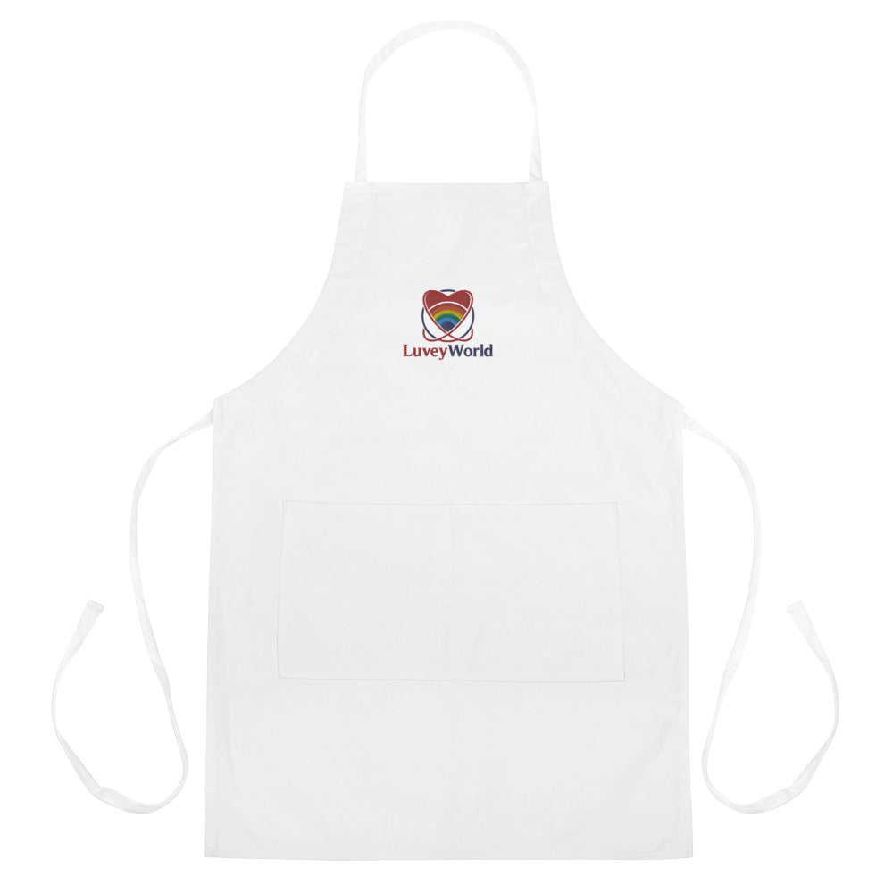 LuveyWorld Embroidered Apron