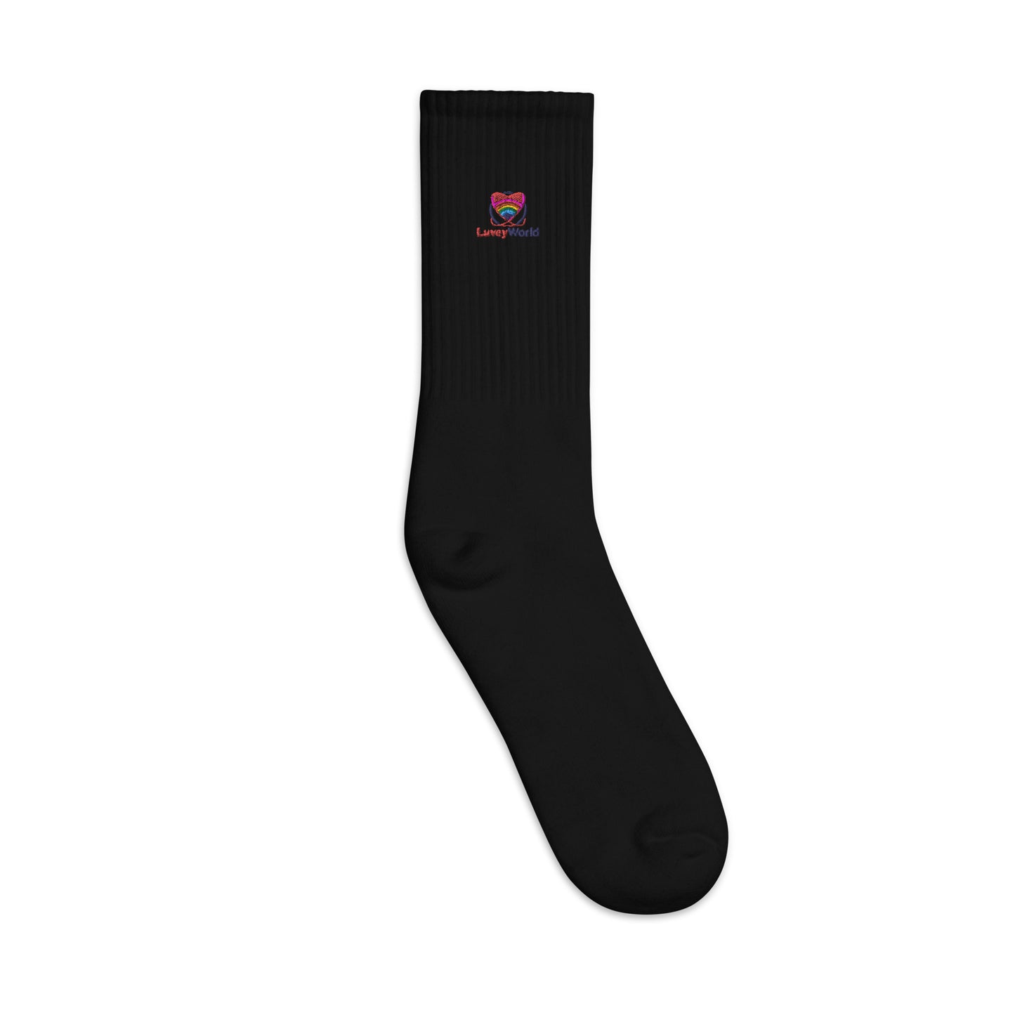 LuveyWorld Embroidered socks