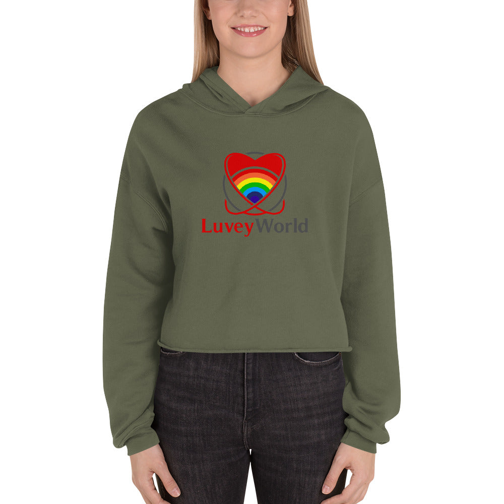 LuveyWorld Low Crop Hoodie