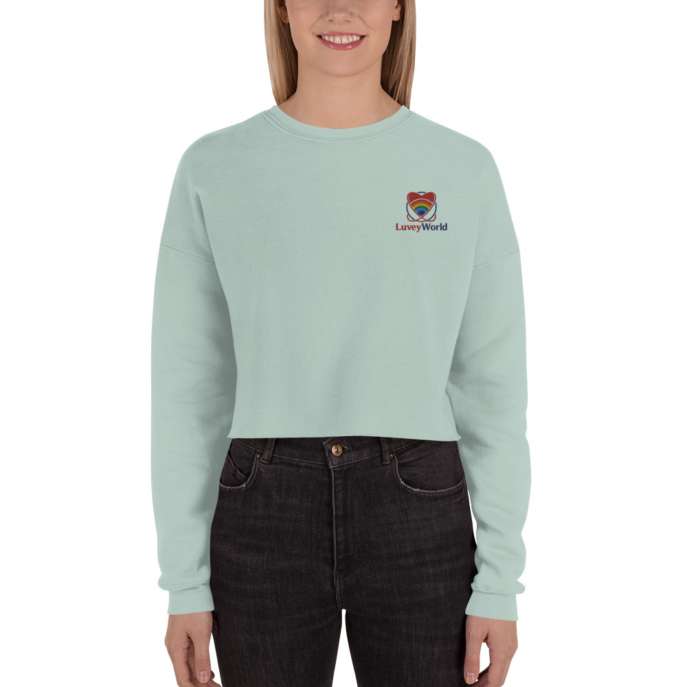 LuveyWorld high Cropped Sweatshirt