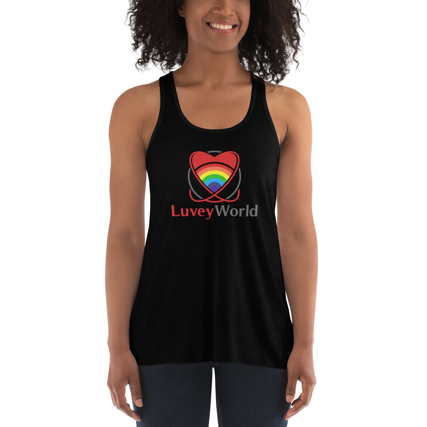 LuveyWorld Flowy Racerback Tank